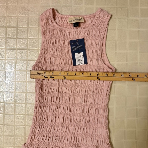 Universal Thread Smocked Knit Maxi A-Line Dress Pink Size XS - Picture 4 of 6